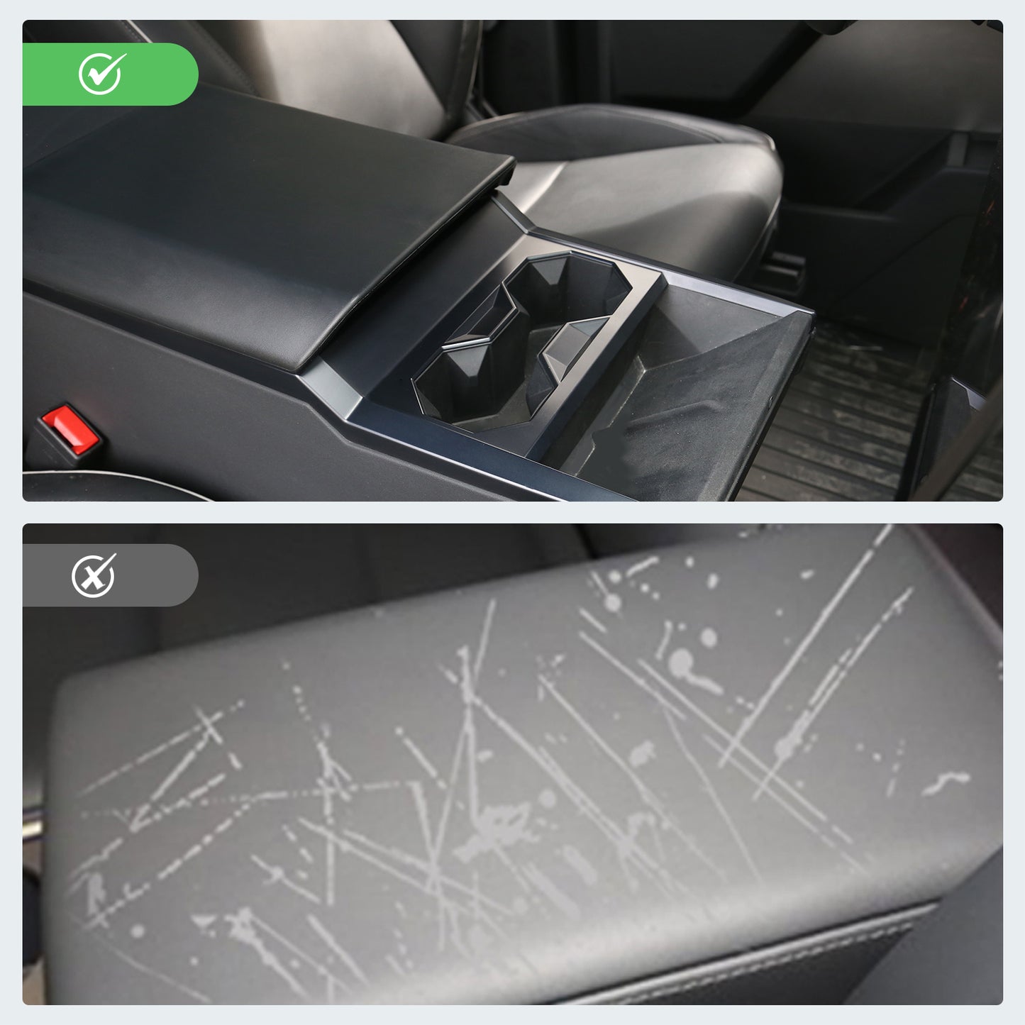 Cybertruck Armrest Covers_5