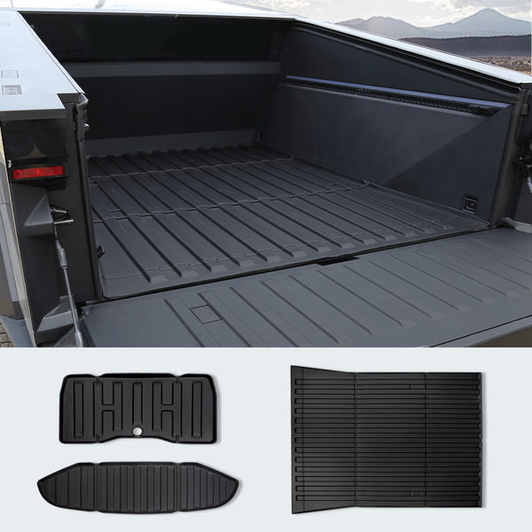 Mat Set Of Truck Bed Mat, Bed Storage Mat, Frunk Mat for Cybertruck